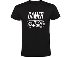 Gamer | Kinder T-shirt 152 | Zwart | Joystick | Controller | Game Console | Computerspel | Game Computer | Videogame | Videospel