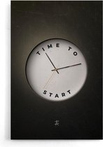 Time To Start - Walljar - Wanddecoratie - Poster