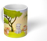 Mok - Jungle - Dieren - Kinderen - 350 ML - Beker