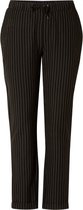 IVY BEAU Sietse Broek - Black/White - maat 38