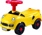 Eco Toys Sport Loopauto - Geel - met claxon