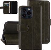 UNIQ Accessory Premium Groen Book Case Telefoonhoesje voor Apple iPhone 13 Pro - Pu Leather & Bescherming