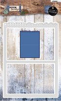 Denim Saturdays - Embossing Die-cut Stencil - Maak mooie kaarten en scrapbook