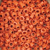 Oogjes Ringetjes - Eyelets - oranje - 1000 stuks