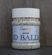 Powertex 3D Balls - Medium Wit - 230 ml