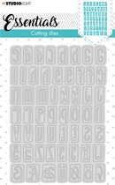 Studio Light Embossing Die Cut Stencil - Alphabet - Essentials nr.357