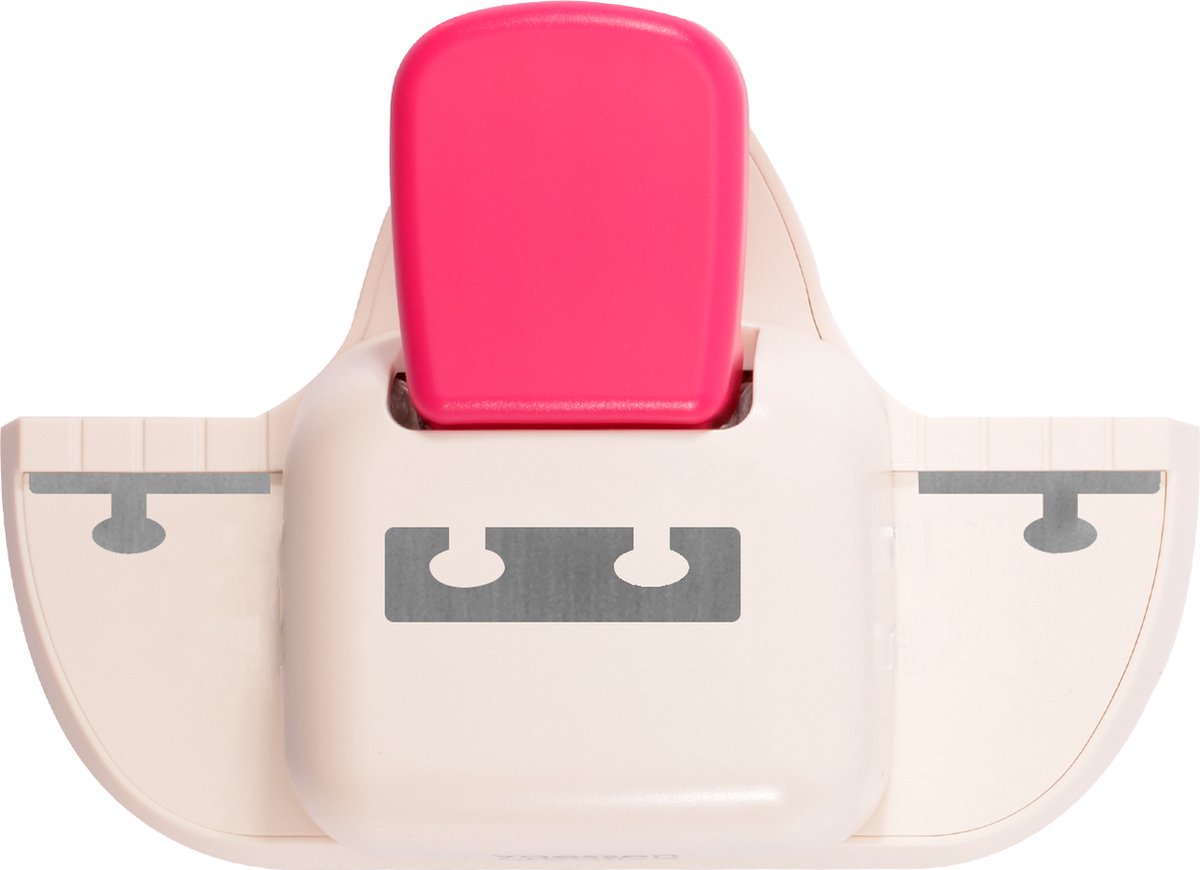 Vaessen Creative Pons - Diepe Randpons - Perforator - 9,8 x 4,5 cm