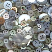 Buttons Galore button jar 0,8-3cm +/- 100x seaside