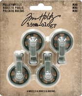 Idea-ology - mini pulley wheels 4pk