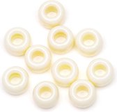 Darice Kralen - Beads - 720 stuks - 9mm - Ondoorzichtig Ivoor