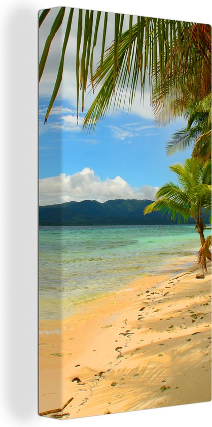 Moderne Impression sur Toile plage mer palmier Image