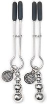 The Pinch Adjustable Nipple Clamps - Silver - Clamps