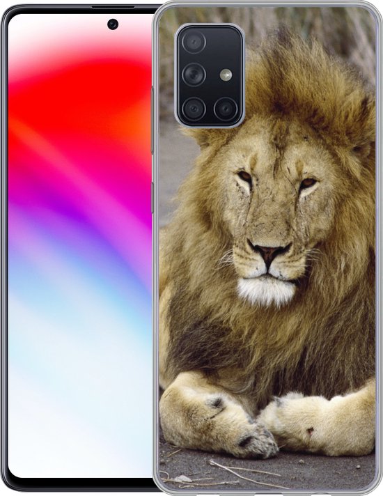 Coque Samsung Galaxy A51 - Lion - Afrique - Animal - Siliconen