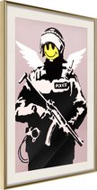 Poster Banksy: Flying Copper 20x30