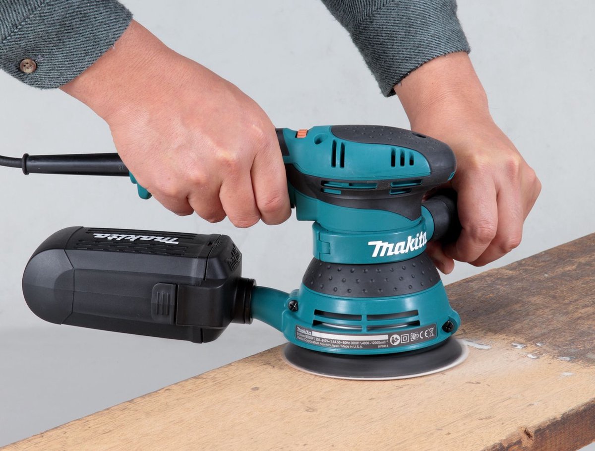 Makita BO5041K Excentrische schuurmachine 125mm in koffer 230V – foto 7