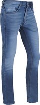 Mustang - Heren Jeans - Lengte 34 - Tapered fit - Stretch - Oregon - Blauw