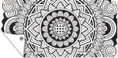 Schuttingposter Mandala sierlijk - 200x100 cm - Tuindoek