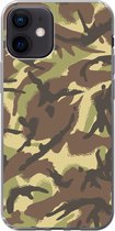 Coque pour iPhone 12 - Motif camouflage aux couleurs naturelles - Coque en Siliconen pour téléphone