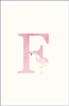 Walljar - Alfabet F - Muurdecoratie - Poster