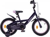 Amigo Galaxy Girl's Bicycle - Vélo pour enfants 14 pouces - Violet/Rose