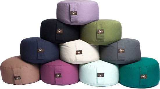 Pakket meditatiekussen, oogkussen en riem indigo - Lotus van Lotus — afbeelding 2