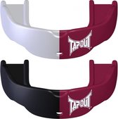 Tapout Classic Bitjes - Volwassenen - 2 stuks - Wit/Bordeaux/Zwart