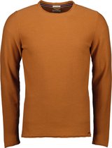 Dstrezzed Pullover - Slim Fit - Oranje - 3XL Grote Maten