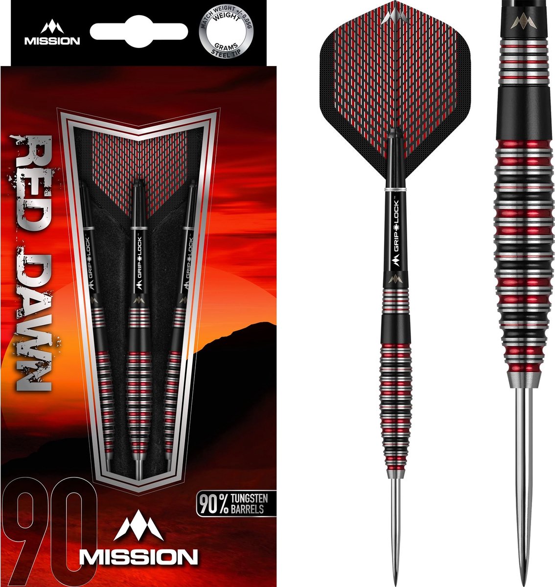 Mission Red Dawn M3 90% - Dartpijlen - 25 Gram