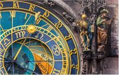 Detail van de Astronomische Klok van Praag - Foto op Forex - 120 x 80 cm