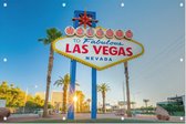 Wereldberoemde welkomstbord van de Las Vegas Strip - Foto op Tuinposter - 60 x 40 cm