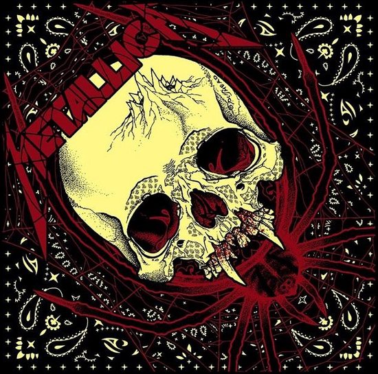 Metallica - Spider Skull Bandana - Zwart