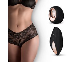 Pantyrebel - Vibrerende Boyshort - Vibrators voor Vrouwen met Boyshort - Slip Vibrator met Afstandsbediening en 12 Vibratiestanden - Koppeltoy - Sex Toys voor Vrouwen - Zwart
