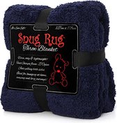 Snug Rug - Sherpa - Fleece deken - Plaid - Woondeken - Plaids - Dekens - Blauw