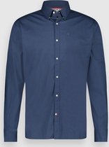 Twinlife Heren Basic Plus - Overhemden - Lichtgewicht - Elastisch - Blauw - 3XL