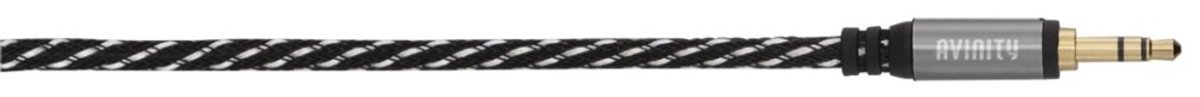 Avinity Audiokabel 3,5-mm Stek./stek. Stereo Stof Verguld 0,5 M