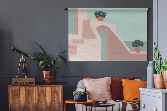 Tapisserie - Été - Plantes - Abstrait - 150x100 cm - Tapisserie