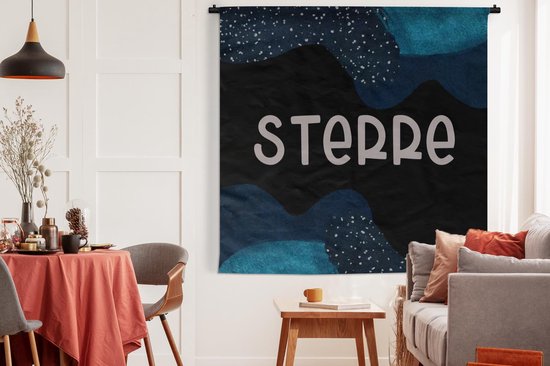 Tapisserie - Toile murale - Sterre - Pastel - Fille - 180x180 cm - Tapisserie