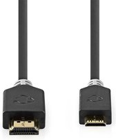Nedis CVBW34500AT20 High Speed Hdmi™-kabel Met Ethernet Hdmi™-connector - Hdmi™-mini-connector 2,0 M Antraciet
