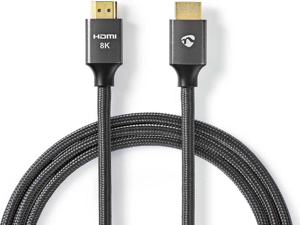 NEDIS CVTB35000GY10 HDMI-kabel 1,00 m 1.00 m