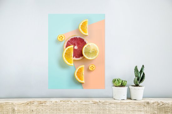 Papier affiche Citron inclinable 30x40 cm - petit - Tirage photo sur Poster (décoration murale salon / chambre)