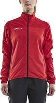 Craft Rush Wind Jacket Dames - sportjas - rood - maat XS