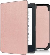 Hoesje geschikt voor de Kobo Nia - iMoshion Slim Soft Case Bookcase - Rose Goud