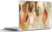 Laptop sticker - 17.3 inch - Verf - Goud - Rood - 40x30cm - Laptopstickers - Laptop skin - Cover