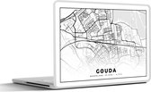 Sticker ordinateur portable - 14 pouces - Carte - Gouda - Pays- Nederland
