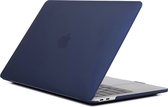 By Qubix MacBook Pro 16 inch case - Navyblauw MacBook case Laptop cover Macbook cover hoes hardcase