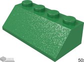 LEGO Dakpan 2x4, 3037 Groen 50 stuks