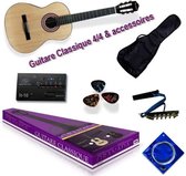 DELSON Natural Gradana klassieke gitaarpakket + accessoire