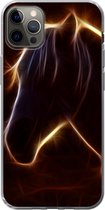 Coque iPhone 13 Pro Max - Cheval - Contour - Léger - Siliconen