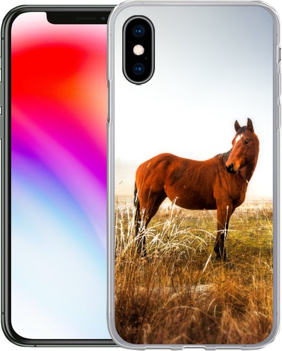 Coque iPhone X - Cheval - Pâturage - Australie - Coque de téléphone en Siliconen