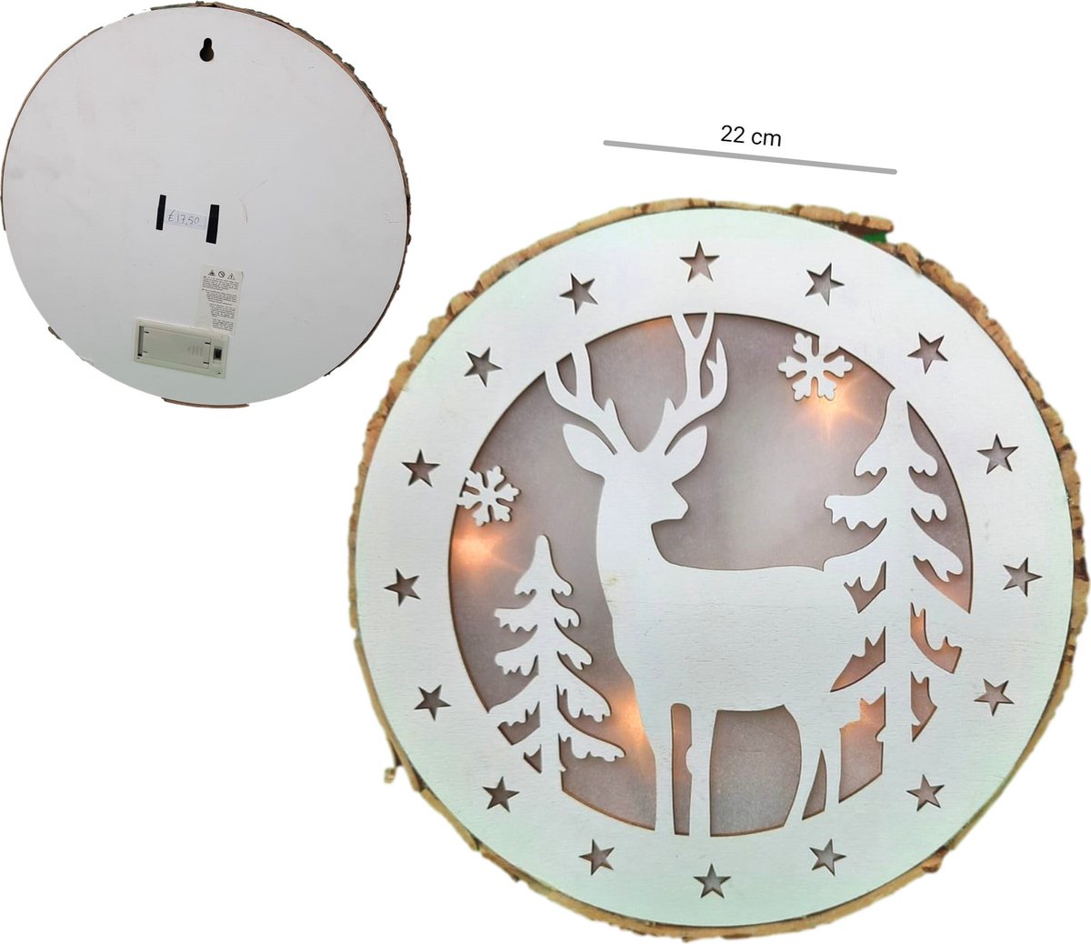 Kerst Lightbox kerst Zonder letters Kerstverlichting op batterij